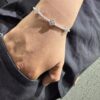 PULSERA VAN CLEEF FLOR CON ZIRCON PLATA 925 (5GR) 18CM