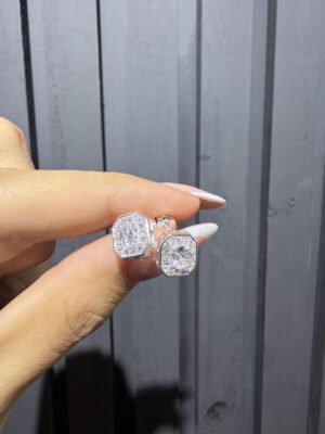AROS CUADRO ZIRCON PLATA 925 (2.30GR)