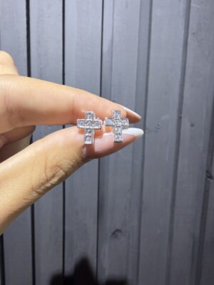 AROS CRUZ ZIRCON PLATA 925 (1.70GR)