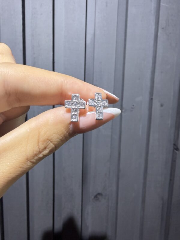 AROS CRUZ ZIRCON PLATA 925 (1.70GR)