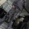 JEANS M-STAR REGULAR FIT GRIS CON CRUZ HOMBRE M-9047