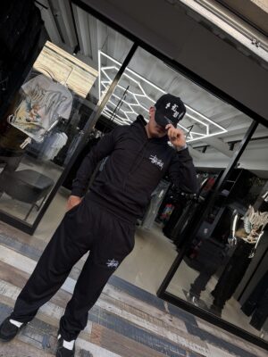 IMG_6205 CONJUNTO STUSSY 2 PIEZAS BLACK UNISEX