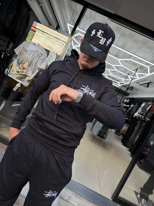 CONJUNTO STUSSY 2 PIEZAS BLACK UNISEX