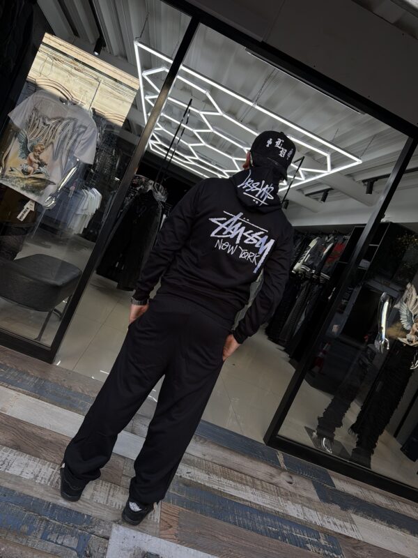CONJUNTO STUSSY 2 PIEZAS BLACK UNISEX