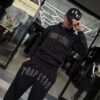 CONJUNTO TRAPSTAR 2 PIEZAS BLACK UNISEX