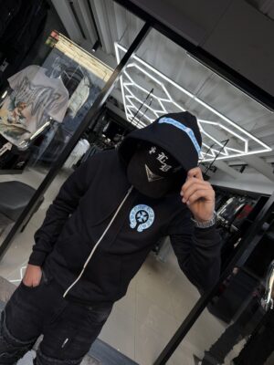 IMG_6214 POLERON CHROME HEARTS BLACK-BLUE UNISEX