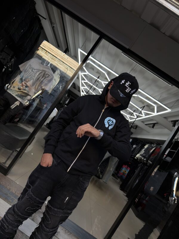 POLERON CHROME HEARTS BLACK-BLUE UNISEX