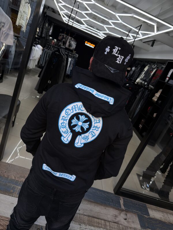 POLERON CHROME HEARTS BLACK-BLUE UNISEX