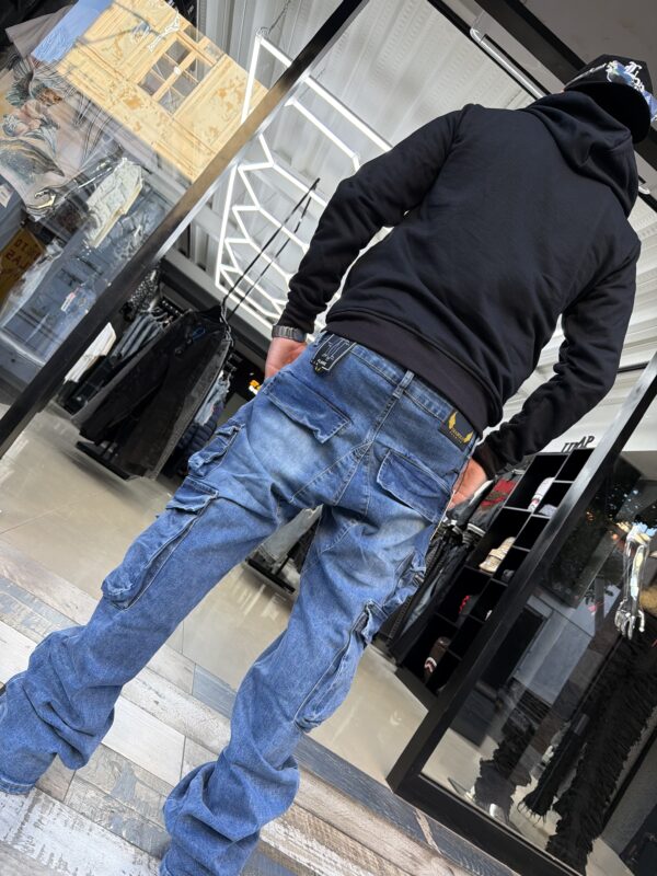 JEANS DIABOLO CARGO BLUE HOMBRE