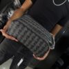 BOLSO DE MANO LCTE GRIS-BLACK 3273