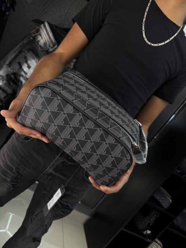 BOLSO DE MANO LCTE GRIS-BLACK 3273