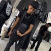 BOLSO LV CUADRO RELIEVE BLACK PEQUEÑO 6386