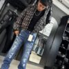 JEANS LOGEQI FLARE BLUE JH-99167