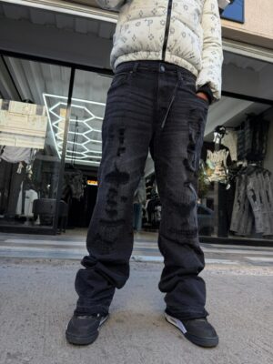 JEANS FASHION NOVA UNDERCOVER SLIM STACKED FLARE BLACK WASH DARSP23684