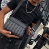 BOLSO LCTE CON MONEDERO GRIS-BALCK UNISEX 6388