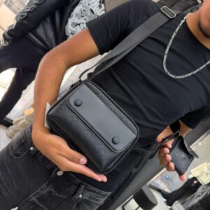 BOLSO LV RELIEVE CON MONEDERO BLACK UNISEX 6387