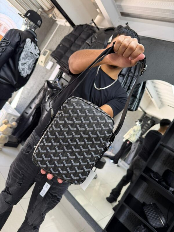 BOLSO LINEA CAFE-BLACK PEQUEÑO UNISEX 6385