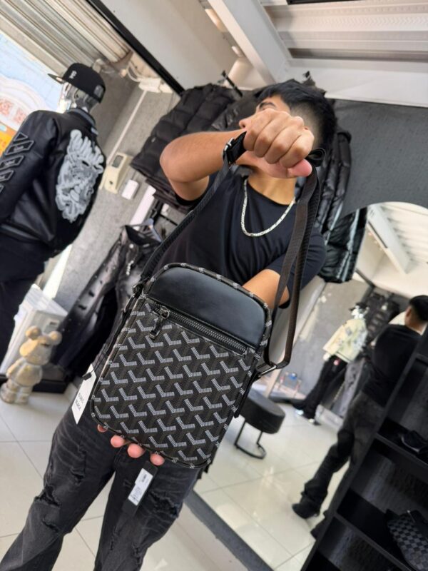 BOLSO LINEA CAFE-BLACK PEQUEÑO UNISEX 6385