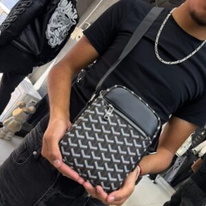 BOLSO LINEA CAFE-BLACK PEQUEÑO UNISEX 6385