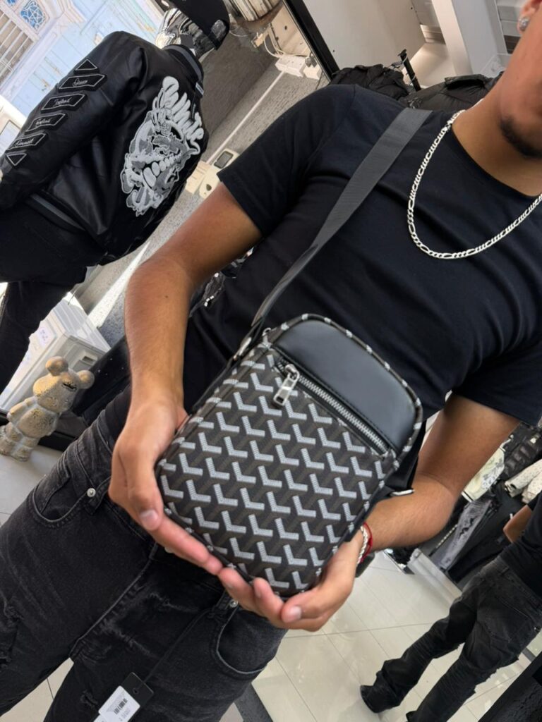 BOLSO LINEA CAFE-BLACK PEQUEÑO UNISEX 6385