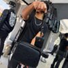 BOLSO CH CON MONEDERO RELIEVE BLACK 6388