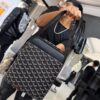 BOLSO LINEA CAFE-BLACK-BLANCO GRANDE 7201-3