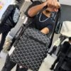 BOLSO LINEA CAFE-BLACK-BLANCO GRANDE 7201-3