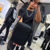 BOLSO CH RELIEVE NEGRO PEQUEÑO 6385