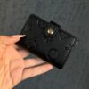 TARJETERO LV RELIEVE FLOR NEGRO 2000