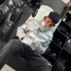 CHAQUETA GRIS BRILLANTE HOMBRE