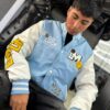 CHAQUETA LOGEOI CELESTE LG6222