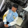 CHAQUETA LOGEOI CELESTE LG6222