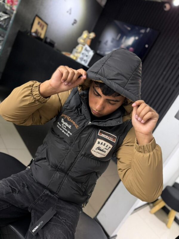 CHAQUETA BAEST ADE NEGRA / CAFE LF-3023