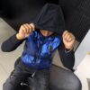 CHAQUETA SIN MANGA HUSTLA AZUL BRILLANTE HOMBRE HD6113