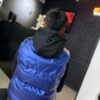 CHAQUETA SIN MANGA HUSTLA AZUL BRILLANTE HOMBRE HD6113