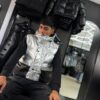 CHAQUETA SIN MANGA GRIS HT5708