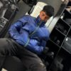 CHAQUETA AZUL MANGA LARGA HD6109