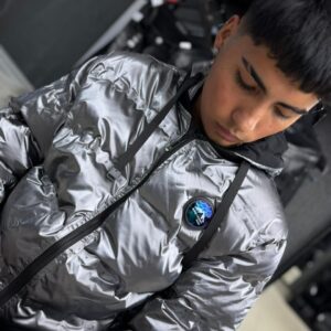 CHAQUETA SUPRKZXN GREY REVERSIBLE KZ-023