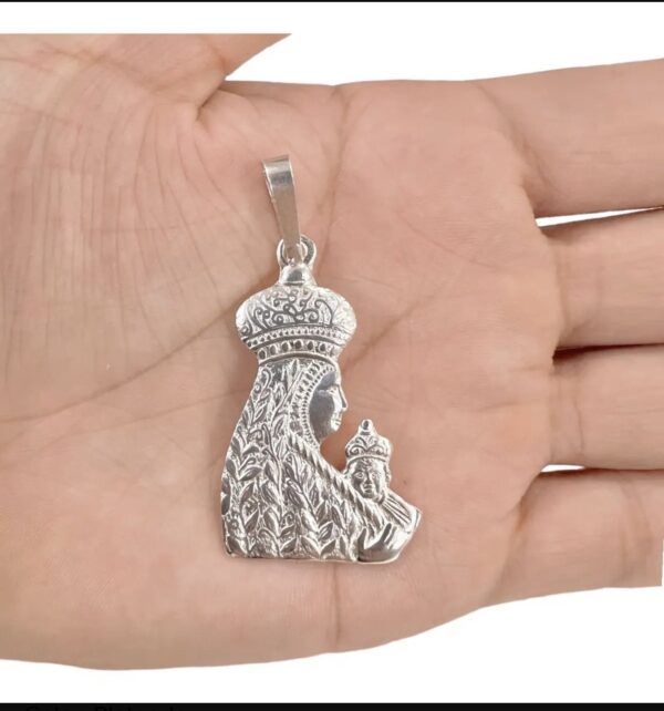DIJE VIRGEN MONSERAT PLATA 925 (4GR)