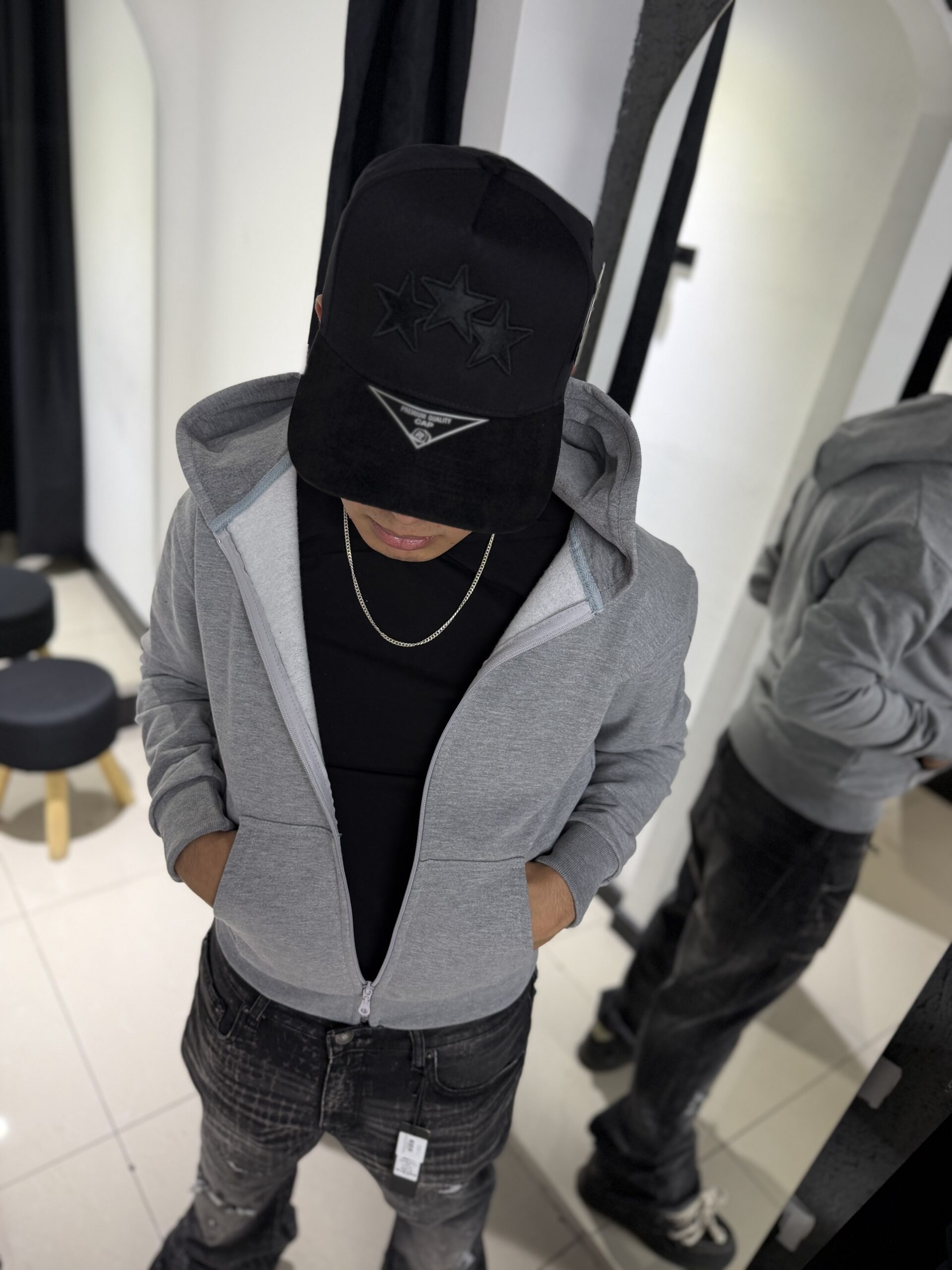 JOCKEY TRES ESTRELLAS SIMPLE BLACK CAP PREMIUM
