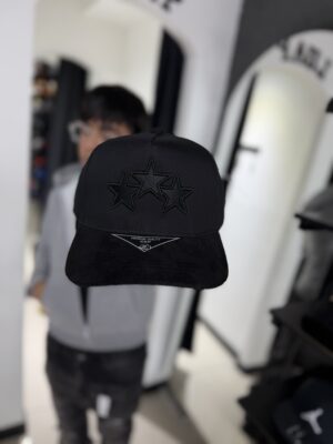 IMG_9704 JOCKEY TRES ESTRELLAS SIMPLE BLACK CAP PREMIUM