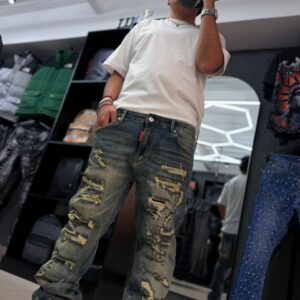 JEANS M-STAR FLARE DESLAVADO AZUL HOMBRE M-9116