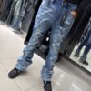 JEANS FASHION NOVA FLARE UP AND DESTROYED LIGHT BLUE WASH FNMDD54138