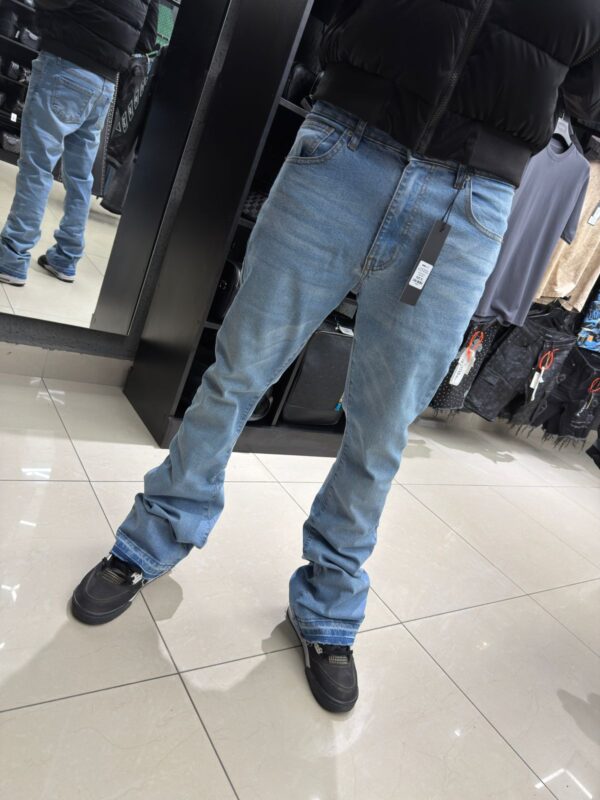 JEANS FASHION NOVA CORNELL STACKED SKINNY FLARE LIGTH WASH ZDF01D310023
