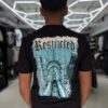 POLERA RESTRICTED NEGRA - ESTATUA DE LA LIBERTAD NIÑO BRILLANTE ORIGINALS