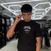 POLERA M Y M NEGRA BRILLANTE NIÑO