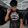 POLERA NEW YORK FUEGO NEGRO ORIGINALS NIÑO