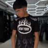POLERA NEW YORK FUEGO NEGRO ORIGINALS NIÑO