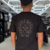 POLERA CHROME HEARTS NEGRO SLIM FIT NIÑO BRILLO