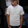 POLERA CHROME HEARTS BLANCO SLIM FIT NIÑO BRILLO